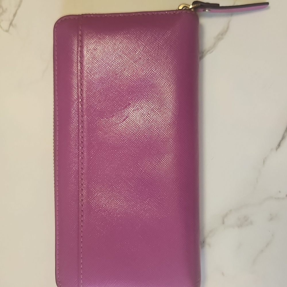 Kate Spade Purple pink Women's zip wallet - Picture 13 of 13